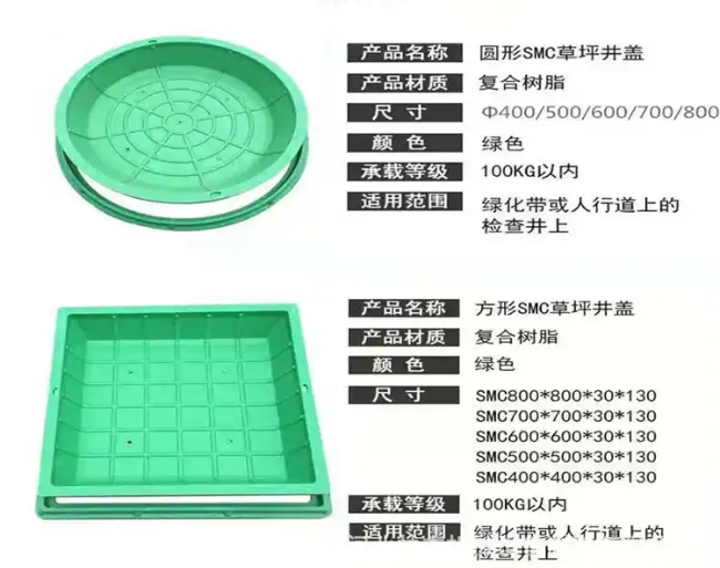 积玉口镇树脂复合种植井盖展示